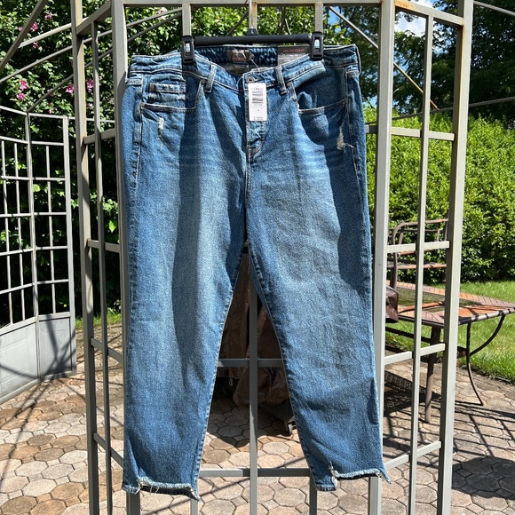 NWT Torrid High Rise Straight Leg Cropped Jean - Size 16 - Picture 1 of 8
